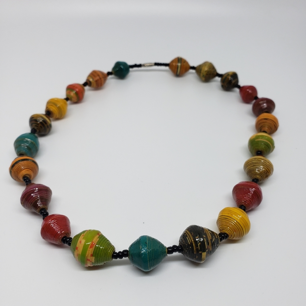 SALE⭐Unique Hand Rolled Beaded Necklace
